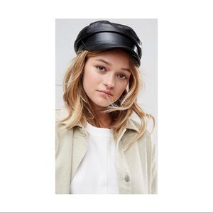 ASOS Patent Baker Boy Hat